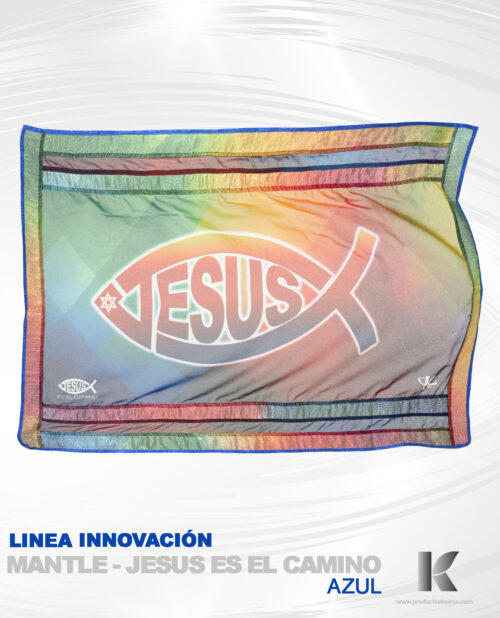 Manto Jesus es el Camino (Azul)