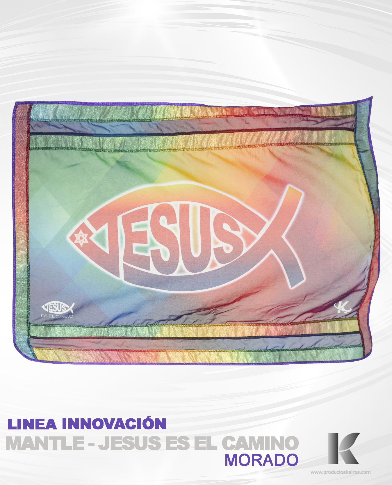 Manto Jesus es el Camino (Morado)