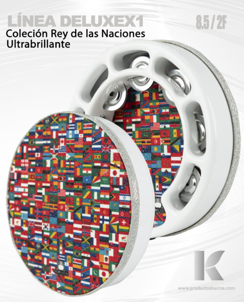 PANDERO ULTRABRILLANTE DELUXE REY DE LAS NACIONES 8.5 1F