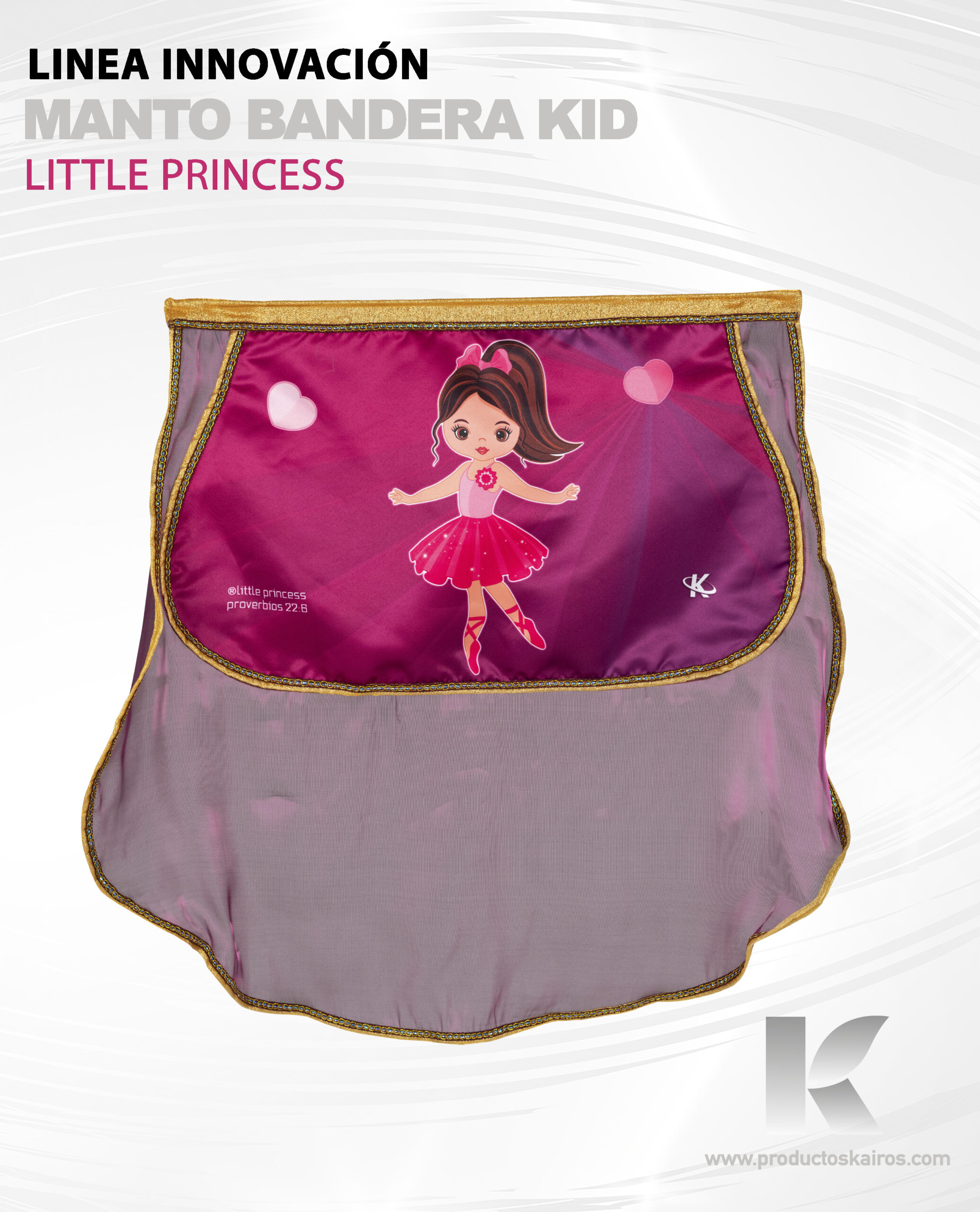 Manto Bandera Little Princess Ester