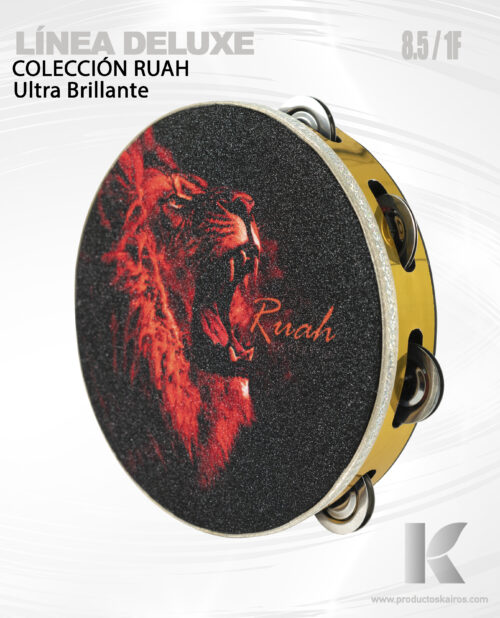 Pandero Ultra Brillante Deluxe RUAH 8.5" 1/F