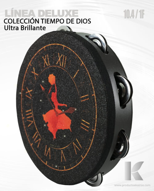 PANDERO ULTRA BRILLANTE DELUXE TIEMPO DE DIOS 10.4 1F