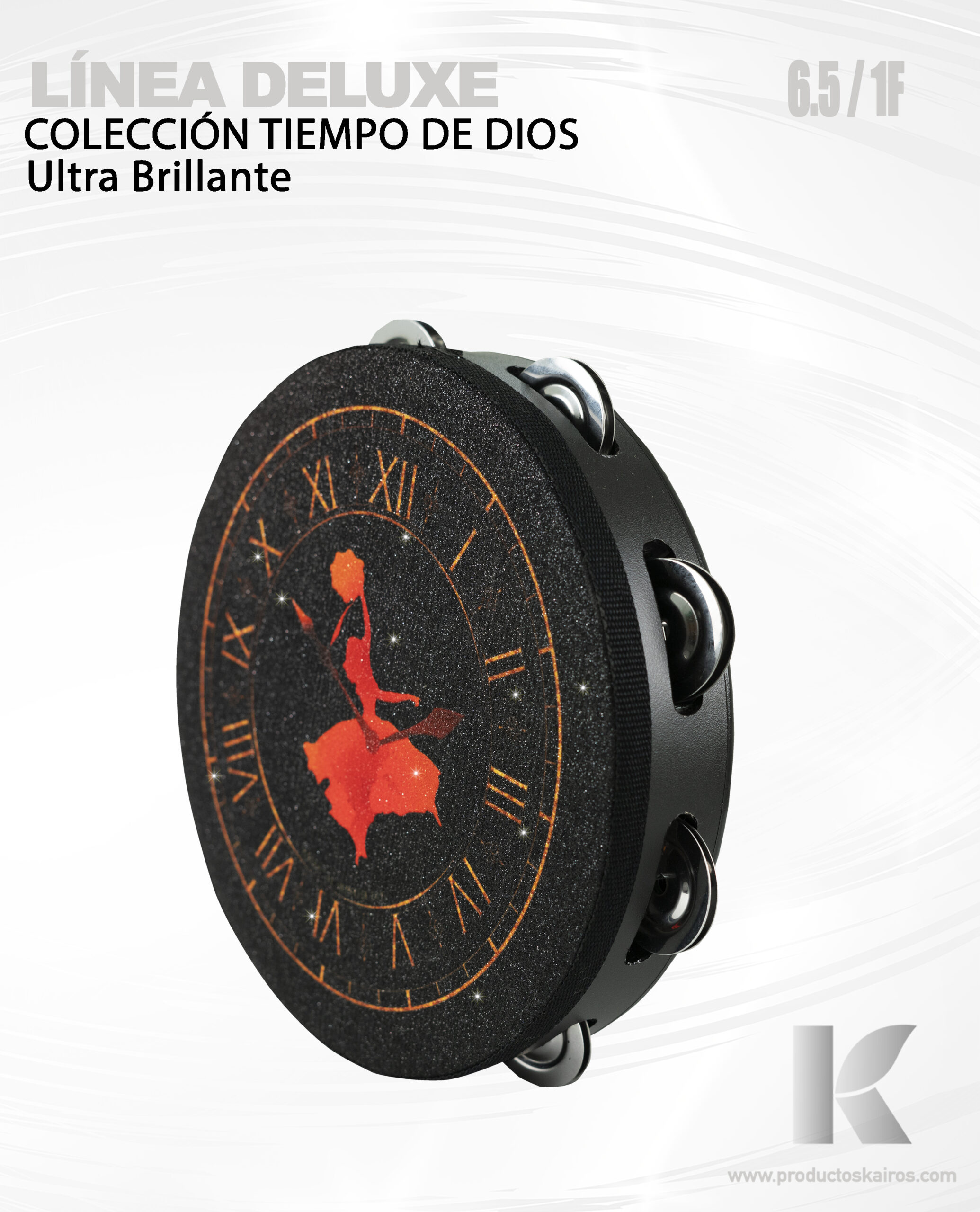 PANDERO ULTRA BRILLANTE TIEMPOS DE DIOS 6.5 1F