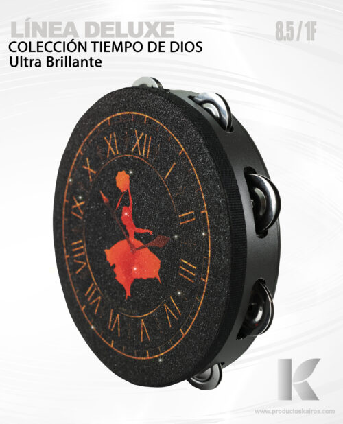 Pandero Ultra Brillante Deluxe Tiempo de Dios 8.5" 1/F