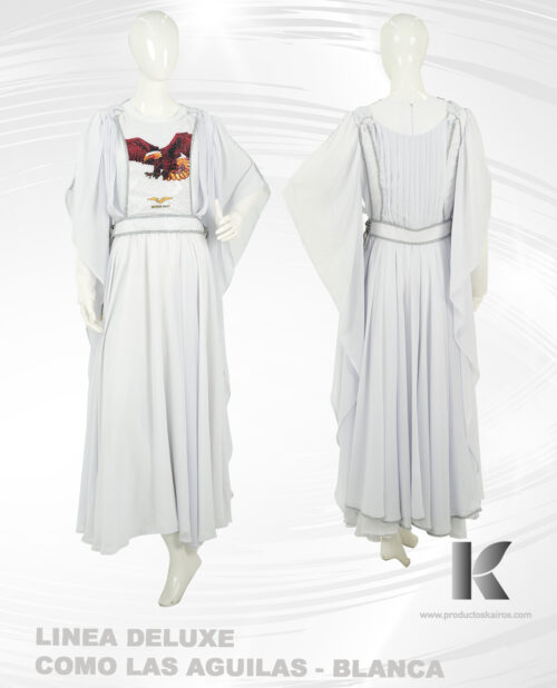 VESTIDO DELUXE COMO LAS AGUILAS BLANCA