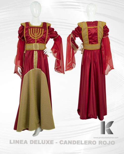 Vestimenta de danza Candelero Rojo