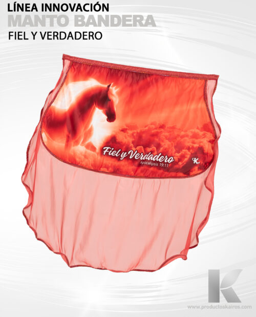 Linea Innovacion - Manto bandera Fiel y Verdadero Kids